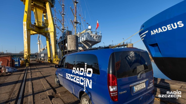 Fot. Robert Stachnik [Radio Szczecin] Radio Szczecin z darami dla „Daru” na „Darze” [WIDEO, ZDJĘCIA]