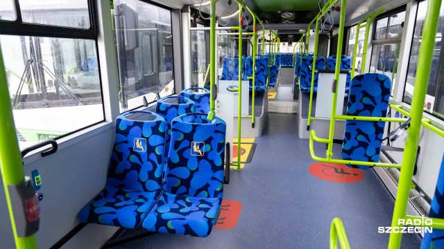 Fot. Robert Stachnik [Radio Szczecin] Kilkanaście nowych autobusów elektrycznych wyruszy na ulice Szczecina [WIDEO, ZDJĘCIA]