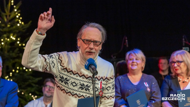 Fot. Robert Stachnik [Radio Szczecin] Szczecińscy artyści, odznaczenia wieloletnich pracowników - świąteczny koncert w Radiu Szczecin [WIDEO, ZDJĘCIA]