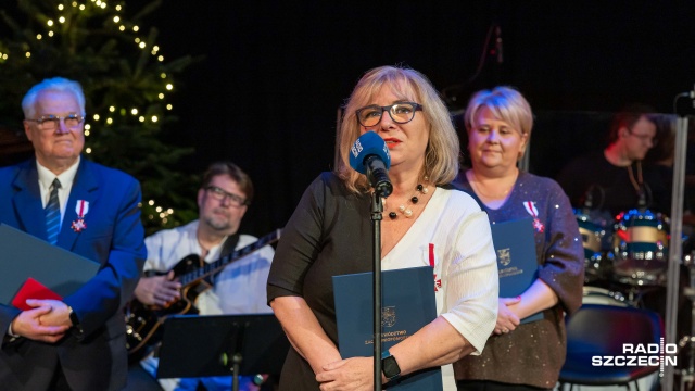 Fot. Robert Stachnik [Radio Szczecin] Szczecińscy artyści, odznaczenia wieloletnich pracowników - świąteczny koncert w Radiu Szczecin [WIDEO, ZDJĘCIA]