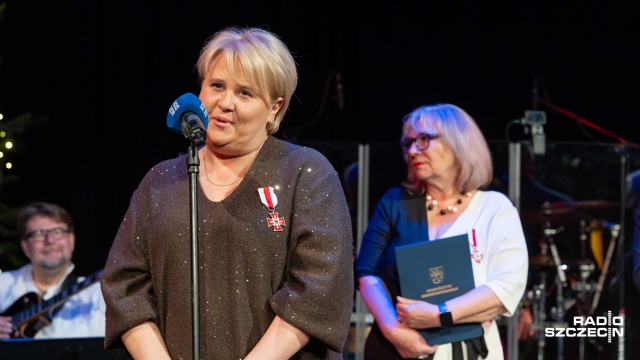 Fot. Robert Stachnik [Radio Szczecin] Szczecińscy artyści, odznaczenia wieloletnich pracowników - świąteczny koncert w Radiu Szczecin [WIDEO, ZDJĘCIA]