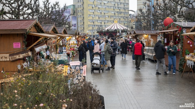 Fot. Kamila Kozioł [Radio Szczecin] Ostatnie dni Szczecińskiego Jarmarku Bożonarodzeniowego [WIDEO, ZDJĘCIA]