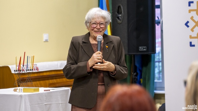 Fot. Kamila Kozioł [Radio Szczecin] W Szczecinie obchodzono w sobotę Chanuki [ZDJĘCIA]