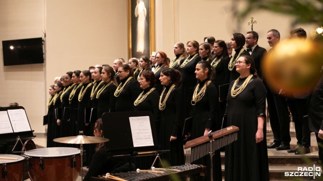 Fot. Weronika Łyczywek [Radio Szczecin] "Oratorium na Boże Narodzenie" wybrzmiało w seminarium [ZDJĘCIA]