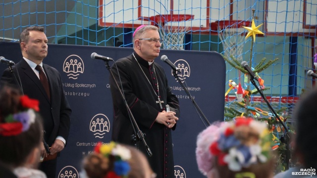Fot. Przemysław Polanin [Radio Szczecin] Barszcz, opłatek, modlitwa - "Wigilia bez samotności” w Kołobrzegu