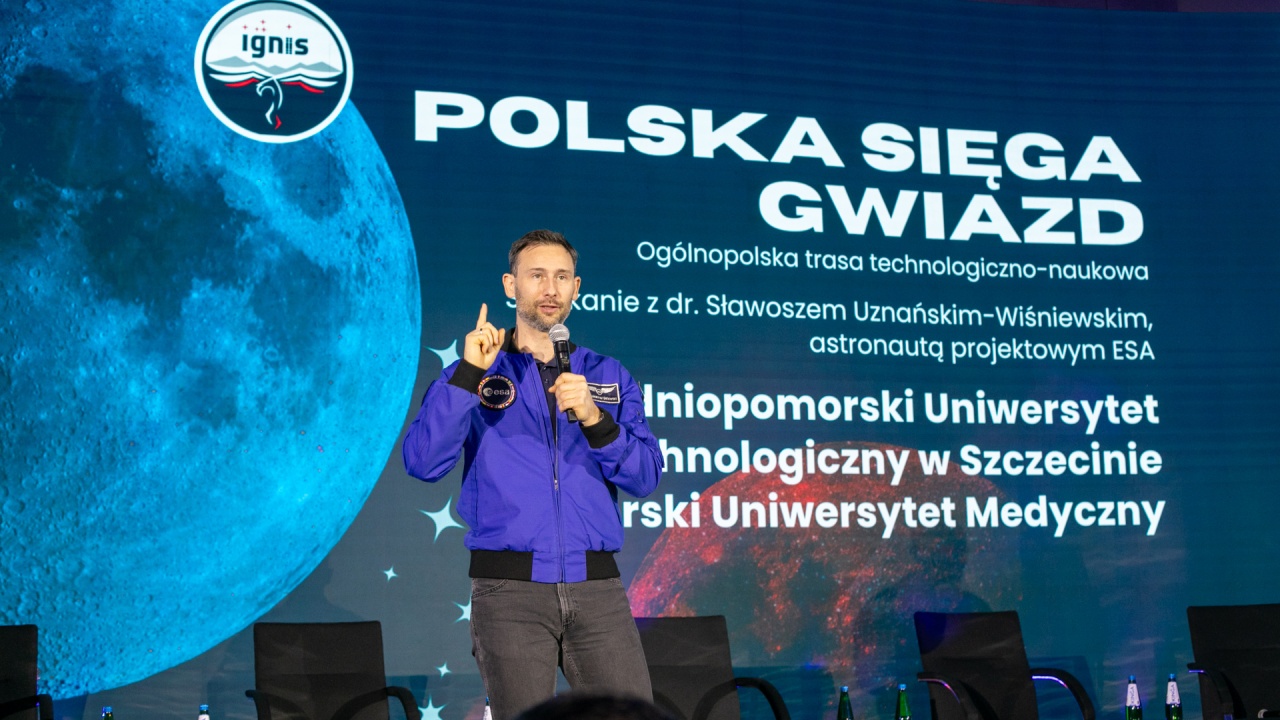 Sławosz Uznański-Wiśniewski w ZUT. "To niepowtarzalne doświadczenie" [ZDJĘCIA]