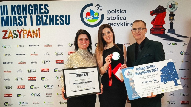 13 ton elektrośmieci zebrali stargardzianie w ramach akcji Polska Stolica Recyklingu.