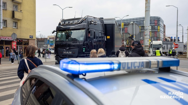 Jeden z liderów protestu transportowców zatrzymany przez policję