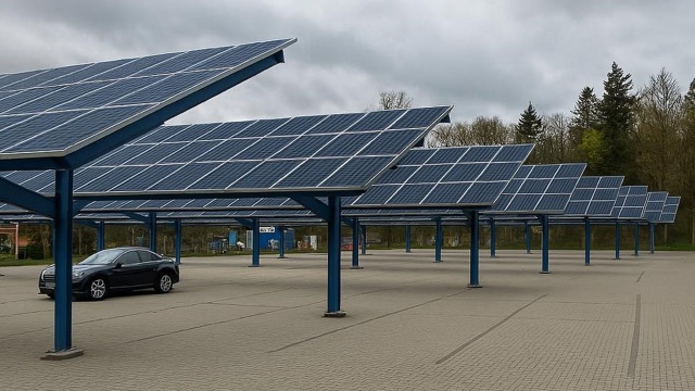 Duży parking przy szczecińskiej Arkonce może zamienić się w małą elektrownię i produkować energię.