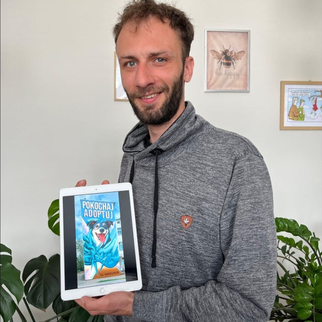 Zachęcający do adopcji zwierząt mural powstanie w Szczecinku. Ozdobi on elewację budynku przy ulicy Szkolnej.