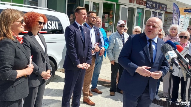 Poparcie dla Rafała Trzaskowskiego w Świnoujściu wyraził minister Paweł Kowal i Olgierd Geblewicz, marszałek województwa zachodniopomorskiego.