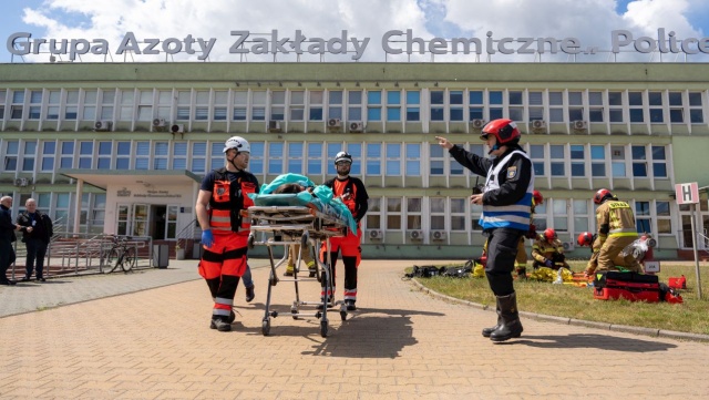 Ewakuacja wojewody z urzędu czy atak terrorystów na zakłady chemiczne w Policach. Ćwiczenia Gryf-25 dobiegły końca.