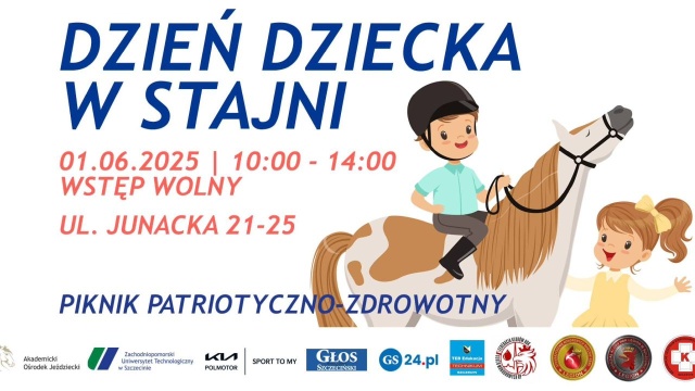 Zachodniopomorski Uniwersytet Technologiczny organizuje Piknik Patriotyczno-Zdrowotny w ośrodku jeździeckim.
