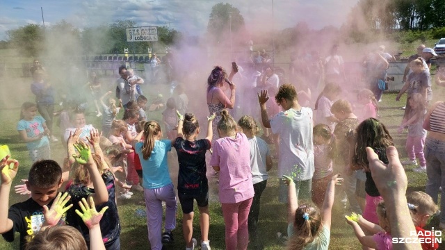 Balony, słodkości i dużo zabawy. Tak wygląda gminny Dzień Dziecka w Przybiernowie.