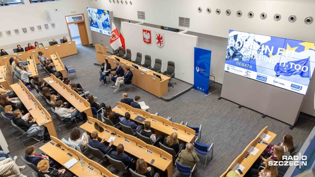 W siedzibie Sejmiku Województwa Zachodniopomorskiego odbyła się debata pod hasłem BORN IN EU.