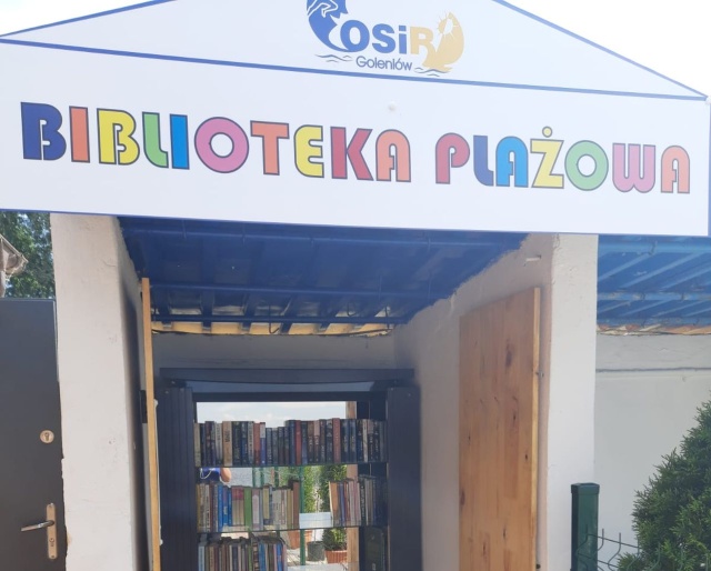 Trwa zbiórka książek na plażę w Lubczynie. Organizuje ją Ośrodek Sportu i Rekreacji w Goleniowie.