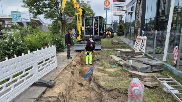 Wymienione zostało już blisko 1000 metrów rur - czyli 13 całej inwestycji. Prace realizowane są na odcinku od ulicy Gryfińskiej do Pomorskiej.