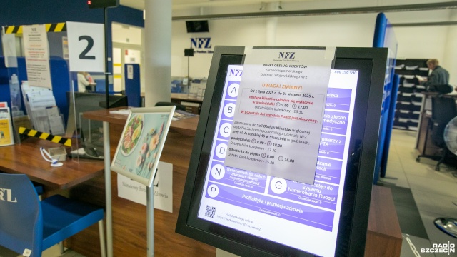 Po kartę EKUZ tylko na Arkońską - poinformował nas jeden ze słuchaczy. Okazuje się, że oddział NFZ na prawobrzeżu Szczecina przy ul. Citroena działa tylko w poniedziałki.