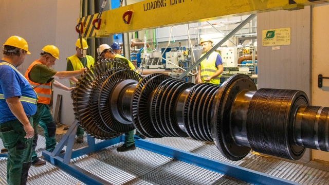 Turbina z EcoGeneratora w Szczecinie trafiła do Czech. Tam przejdzie remont.