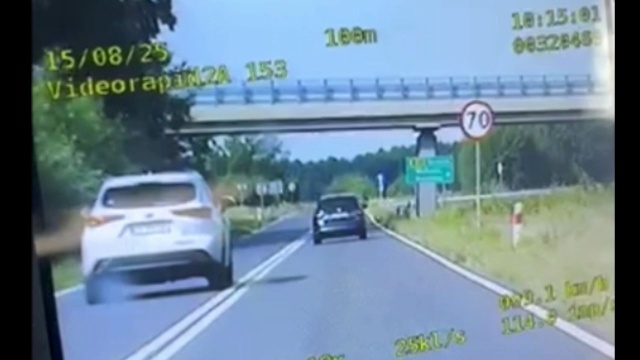 5 tysięcy złotych mandatu i 24 punkty karne dla kierowcy, który spowodował zagrożenie na drodze. Do zdarzenia doszło na drodze wojewódzkiej 142.