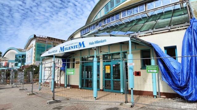 Prace przy remoncie kołobrzeskiej hali Milenium wejdą w kolejny etap. To oznacza utrudnienia, które odczują m.in. użytkownicy miejskiej pływalni.