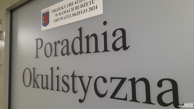 Poradnia okulistyczna działająca w świnoujskim szpitalu przyjmie w piątek pierwszych pacjentów w ramach Narodowego Funduszu Zdrowia.