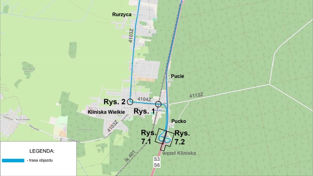 Przejazd kolejowo-drogowy w Kliniskach Wielkich zostanie w poniedziałek czasowo wyłączony z ruchu.