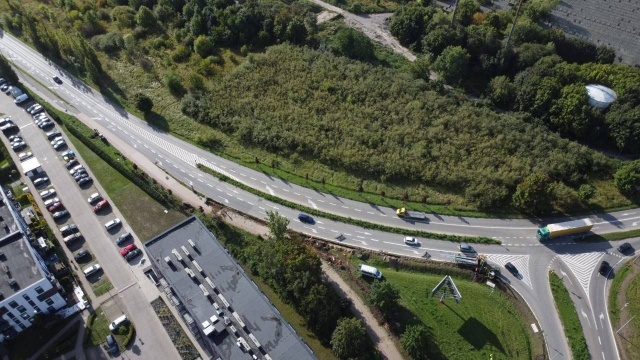 Trwa budowa oświetlenia ulicznego, na odcinku od ul. Do Rajkowa do ul. Krygiera.