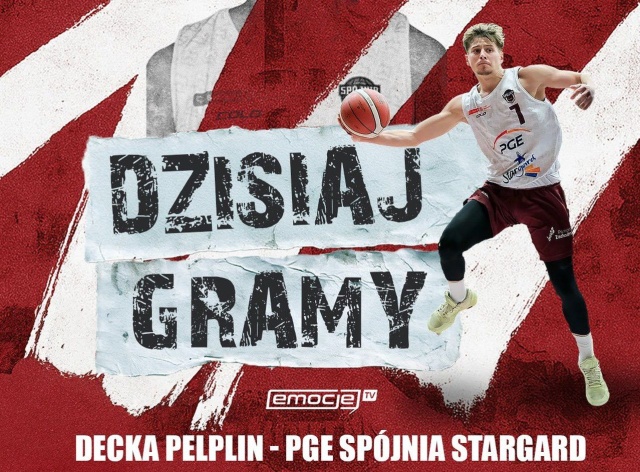 Koszykarze PGE Spójni rozpoczynają zmagania w 1. lidze. Stargardzianie w swoim inauguracyjnym meczu nowego sezonu zmierzą się na wyjeździe z Decką Pelplin.