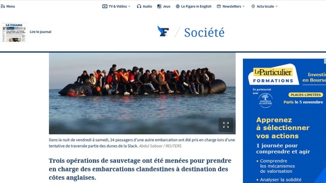 Na wodach Francji uratowano 185 migrantów, którzy od piątku próbowali nielegalnie przedostać się do Wielkiej Brytanii przez kanał La Manche.