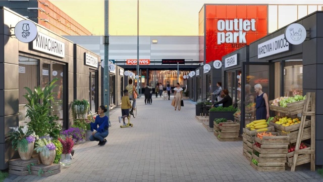 Nowa przestrzeń dla kupujących powstanie w pobliżu Outlet Parku Szczecin na prawobrzeżu.
