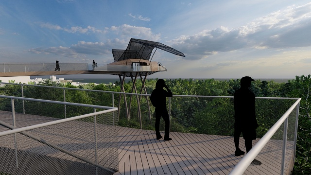 Zwrot akcji w sprawie tarasu widokowego nazywanego Mewą Kołobrzeg. Miejscowi radni dali zielone światło dla inwestycji, lecz w zmienionej lokalizacji.