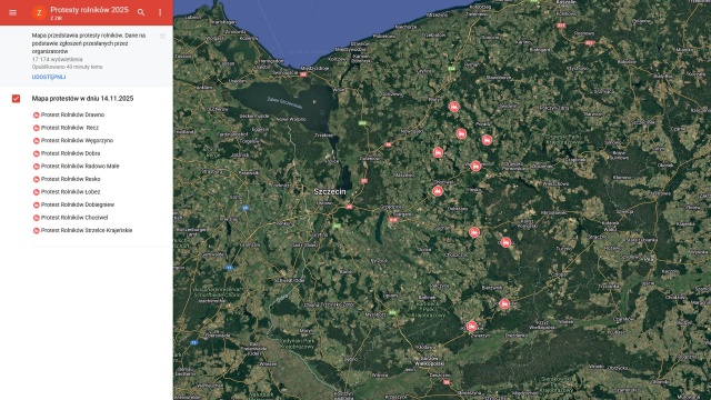 Zachodniopomorscy rolnicy rozpoczną 14 listopada protest w obronie swoich miejsc pracy.