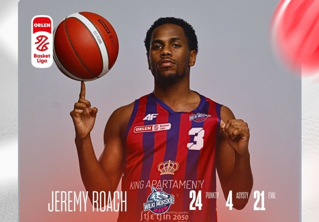 Jeremy Roach z Kinga Szczecin został wybrany MVP 7. kolejki Orlen Basket Ligi. Amerykański koszykarz poprowadził Wilki Morskie do wygranej we Wrocławiu ze Śląskiem 83:80.