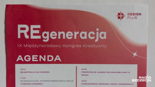 Pod hasłem RE-GENERACJA odbędzie się w piątek w studiu S1 Radia Szczecin IX Międzynarodowy Kongres Kreatywny Design Plus.