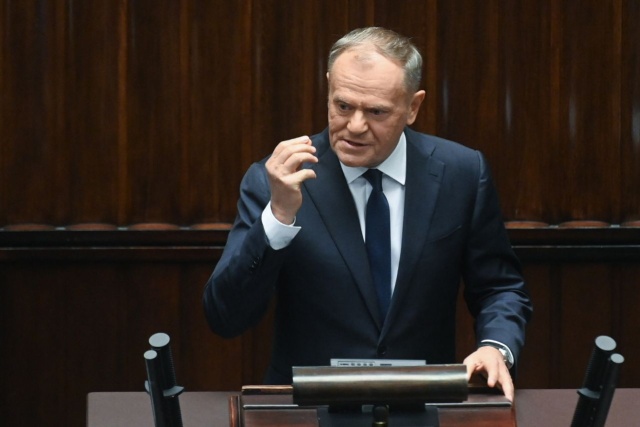 Donald Tusk w piątek wystąpił w Sejmie w sprawie rynku kryptowalut, a ta część posiedzenia izby była niejawna.