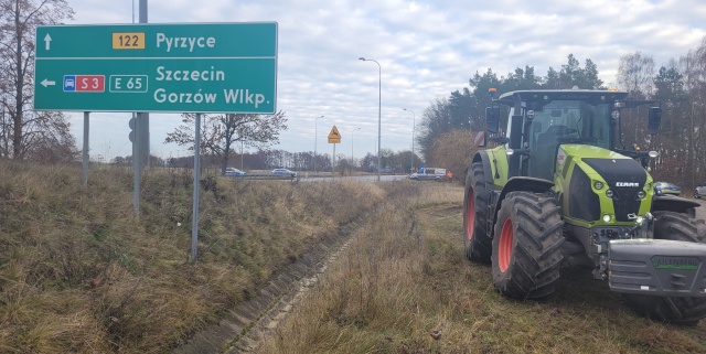 Rolnicy z regionu protestują