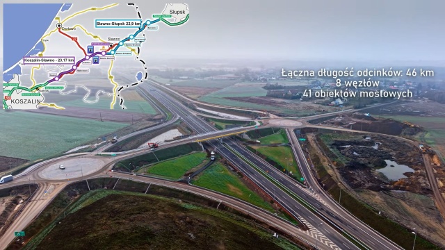 Dobra informacja dla kierowców regularnie pokonujących trasę od Szczecina w kierunku Trójmiasta. W poniedziałek udostępniony zostanie zmotoryzowanym kolejny odcinek powstającej drogi szybkiego ruchu S6 między Sianowem a Słupskiem.