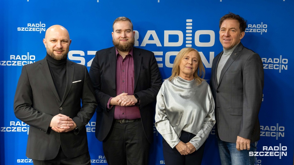 Urszula Pańka, Marek Kolbowicz, Dariusz Smoliński, Adam Kościelak. Fot. Robert Stachnik [Radio Szczecin]