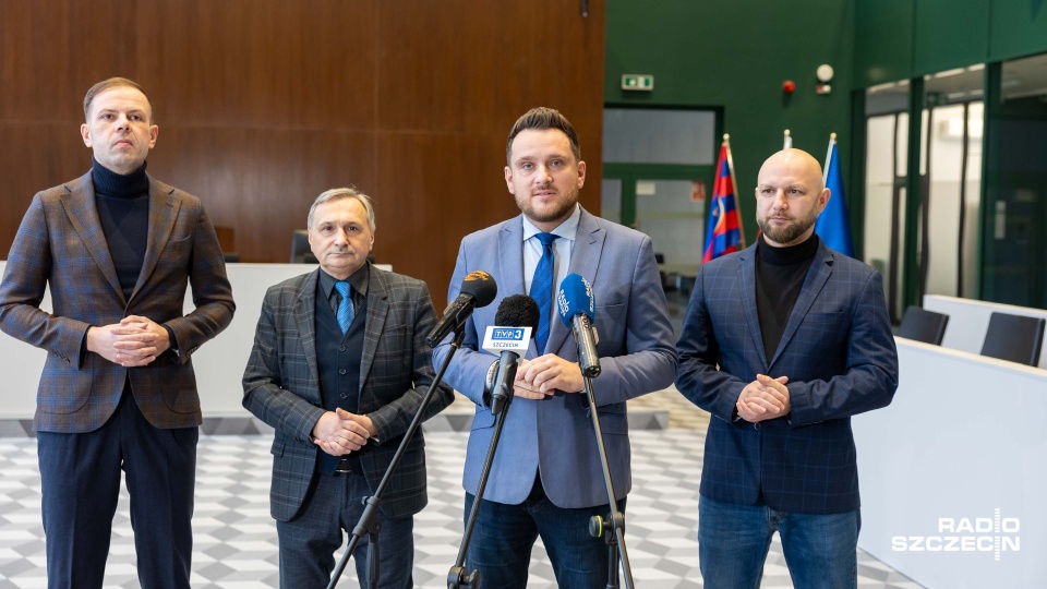 Rafał Niburski, Kopeć Maciej, Romianowski Krzysztof, Smoliński Dariusz, Fot. Robert Stachnik [Radio Szczecin]