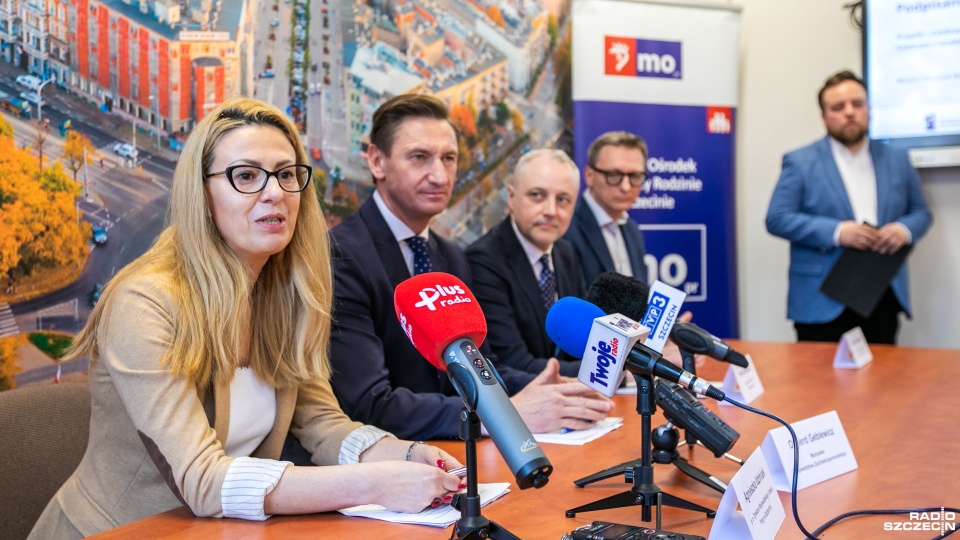 Agnieszka Idziniak, Olgierd Geblewicz, Marcin Biskupski, Marcin Kowalski. Fot. Weronika Łyczywek [Radio Szczecin]