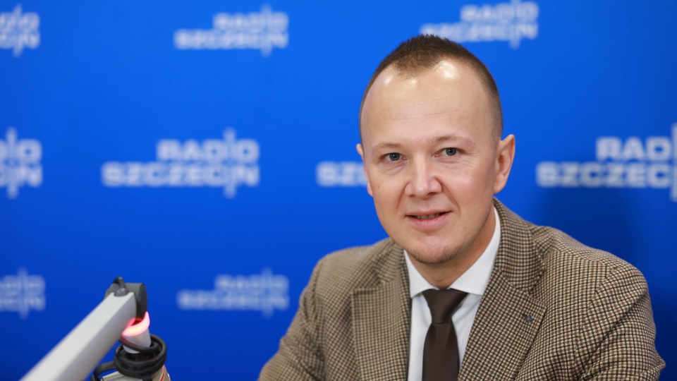 Krzysztof Sypień, burmistrz Gminy Goleniów. Fot. Robert Stachnik [Radio Szczecin]