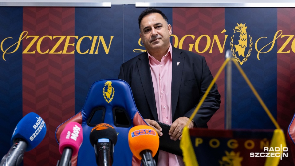 Alex Haditaghi, właściciel Pogoń Szczecin. Fot. Robert Stachnik [Radio Szczecin]