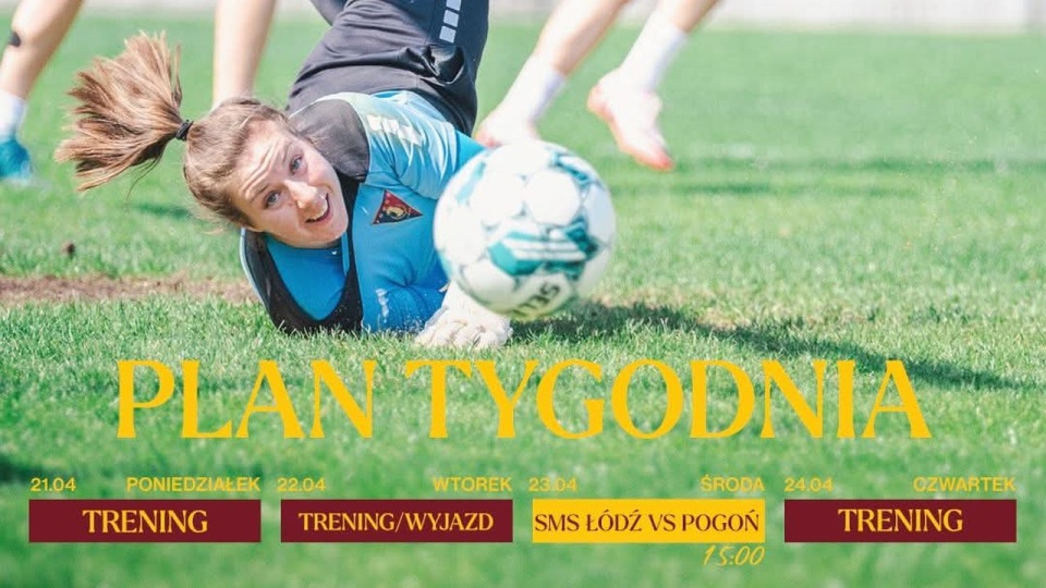 Półfinałowe spotkanie Pucharu Polski piłkarek nożnych UKS-u SMS z Pogonią Szczecin rozpocznie się o godzinie 15 w Łodzi. źródło: https://x.com/PogonSzczecin_K