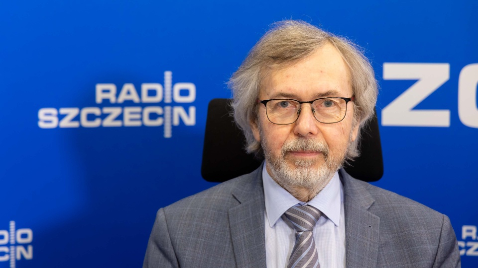 Dr Andrzej Montwiłł, prezes Zachodniopomorskiego Klastra Morskiego. Fot. Robert Stachnik [Radio Szczecin]