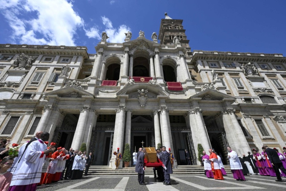 Bazylika Santa Maria Maggiore, w której pochowano papieża. Fot. PAP/EPA/VATICAN MEDIA HANDOUT