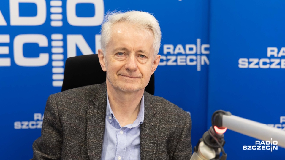 Jerzy Chwałek, dziennikarz sportowy Super Expressu. Fot. Robert Stachnik [Radio Szczecin]