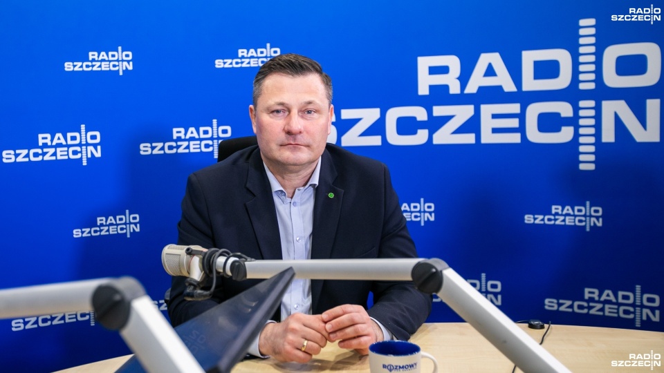 Krzysztof Paszyk, minister rozwoju i technologii. Fot. Weronika Łyczywek [Radio Szczecin]