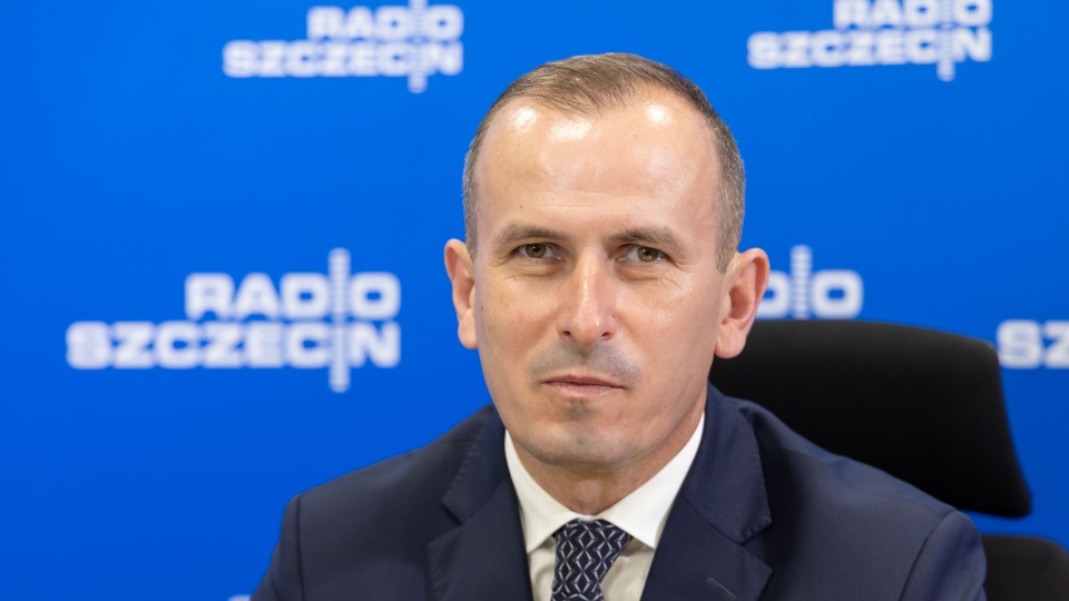 Marcin Łapeciński, szef PSL w regionie. Fot. Robert Stachnik [Radio Szczecin]