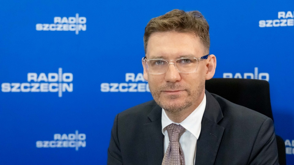 Michał Przepiera, zastępca prezydenta miasta do spraw inwestycji. Fot. Robert Stachnik [Radio Szczecin]